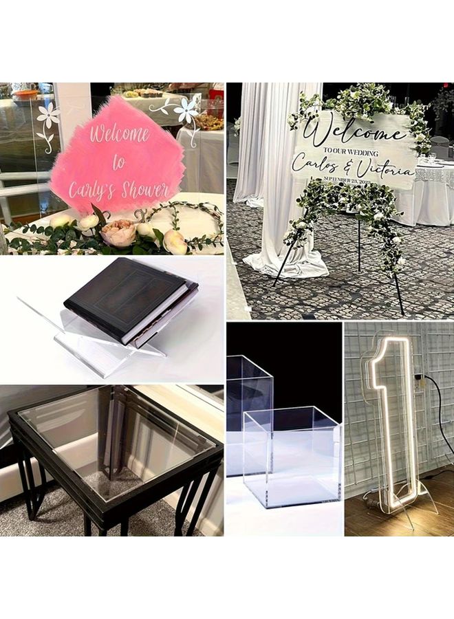 3pcs Transparent PC Polycarbonate Sheets 11 8 X15 7 Smooth Surface Laser Cutting DIY Crafts - Image 5