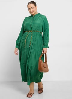 Ella Plus Basic Tiered Dress  - Image 4