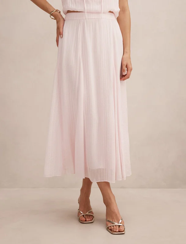 فورايفر نيو Nala Trim-Detail Midi Dress
