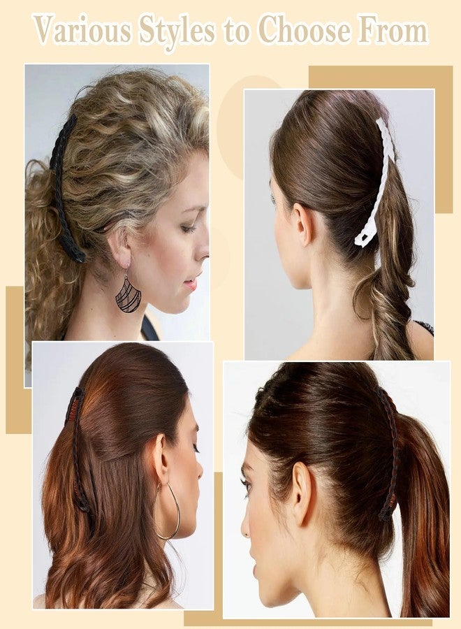 Hapdoo 6pcs Banana Clip Hair Clips, Hapdoo Banana Clips for Women Girls Volumizing Ponytail Hair Claw Clip Styling Accessories, 3 Colors - Image 4