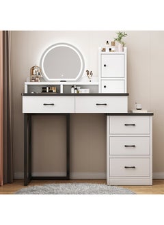 keke Multifunctional Makeup Vanity Dressing Table with Drawers 100 CM  - Image 1