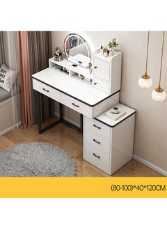 keke Multifunctional Makeup Vanity Dressing Table with Drawers 100 CM  - Image 2