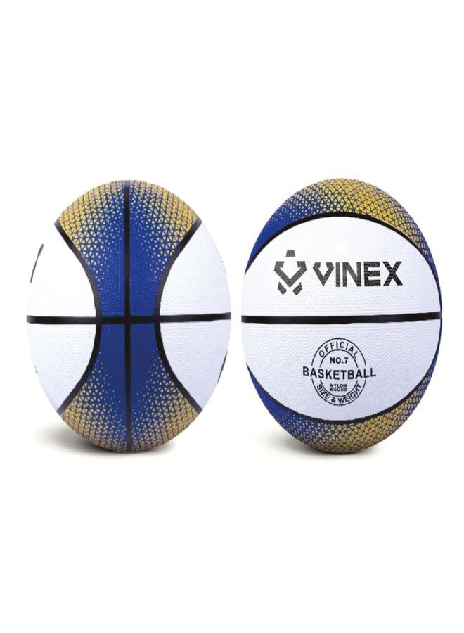 Vinex Basketball Scora (Size:7), Natural Rubber Surface, Ideal for Practice, Training, Match, Sports, Indoor & Outdoor, Durable & Water-Resistant Ball for Youth, Men, Adult - Image 3