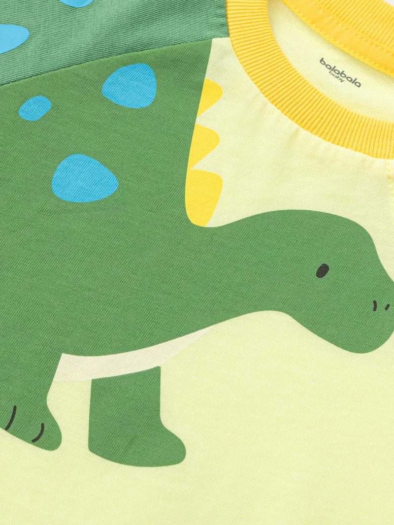 Balabala Yellow Baby Unisex Knitted jumpsuit  | Best Price UAE