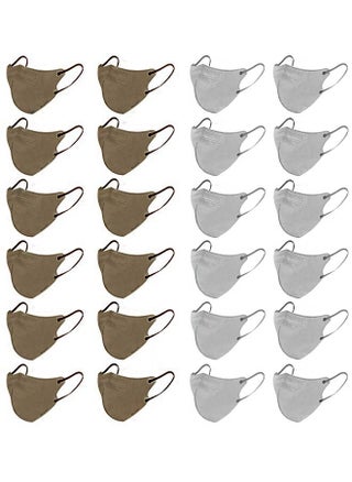 20 Pcs Dust Proof Masks Set, Sun Protection Fabric Face Covering (Brown+Grey) - pzsku/ZD20170EDDACB4D319F1EZ/45/_/1736991517/f542582b-6f72-4cbc-93ca-69d6bef53f46