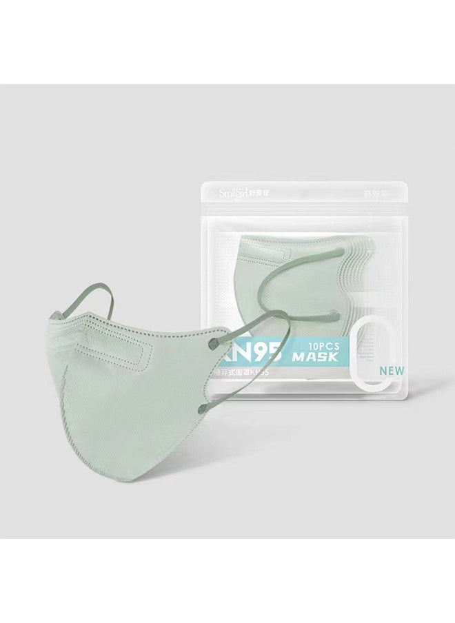 Beyond - 20 Pcs Dust Proof Masks Set, Sun Protection Fabric Face Covering (Brown+Grey) - Image 1