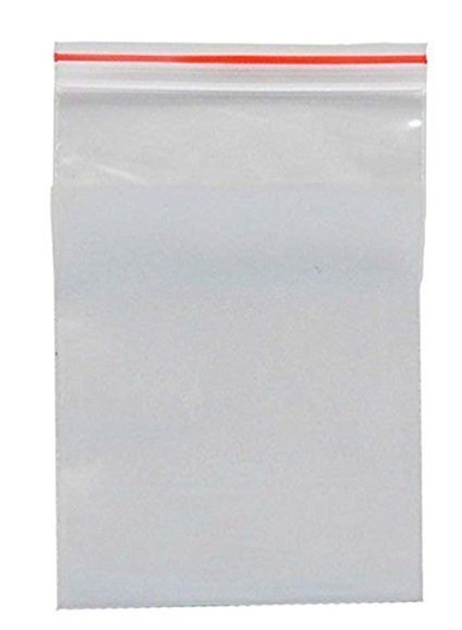 DMS RETAIL Plastic Transparent zip lock bags/Zip lock pouch bags 8X10 Inches -Pack of 130-Resealable Plastic bags - Image 1