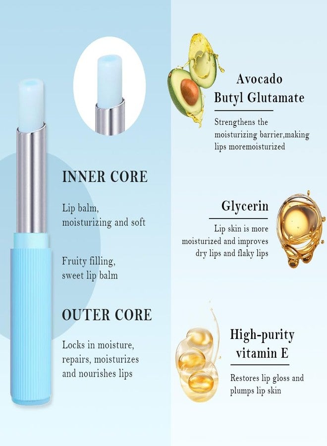 BINGBRUSH 3PCS Double Core Lipstick Set, Hydrating & Moisturizing Lipstick, Long Lasting Smooth Lip Color, Fruit Flavor Lipstick for Dry Lips - Image 5