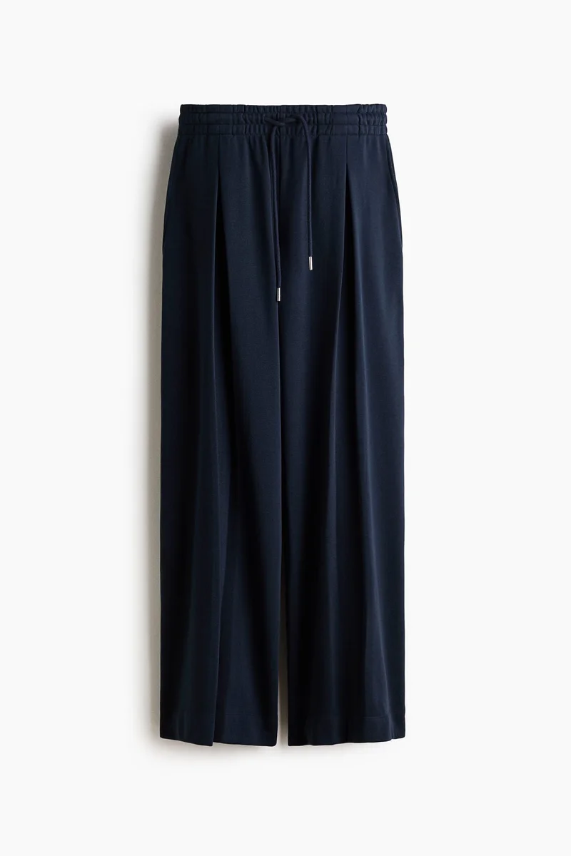H&M Pleat-detail drawstring trousers