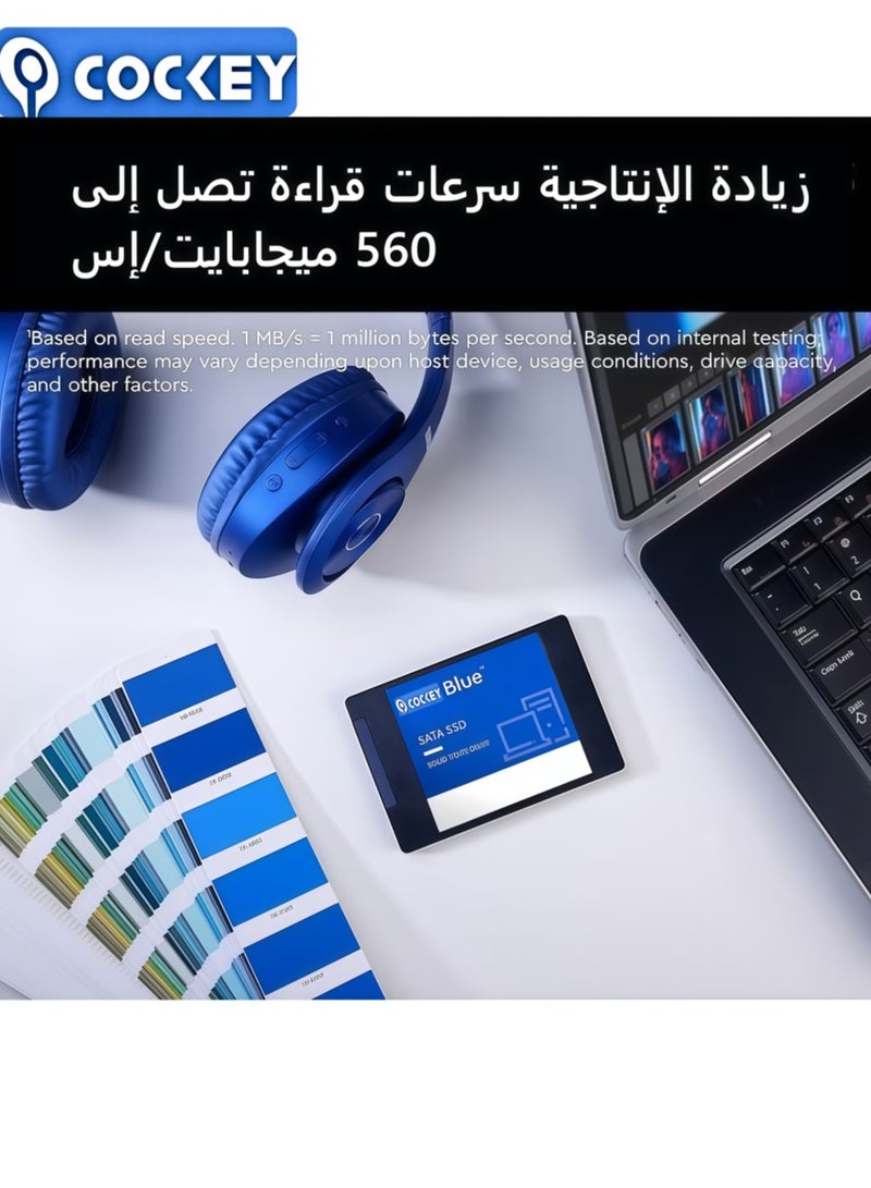 COCKEY 2TB 3D  SATA 2.5-Inch Internal SSD, up to 540MB/s SATA Internal Solid State Drive SSD - SATA 6 Gb/s - Image 2