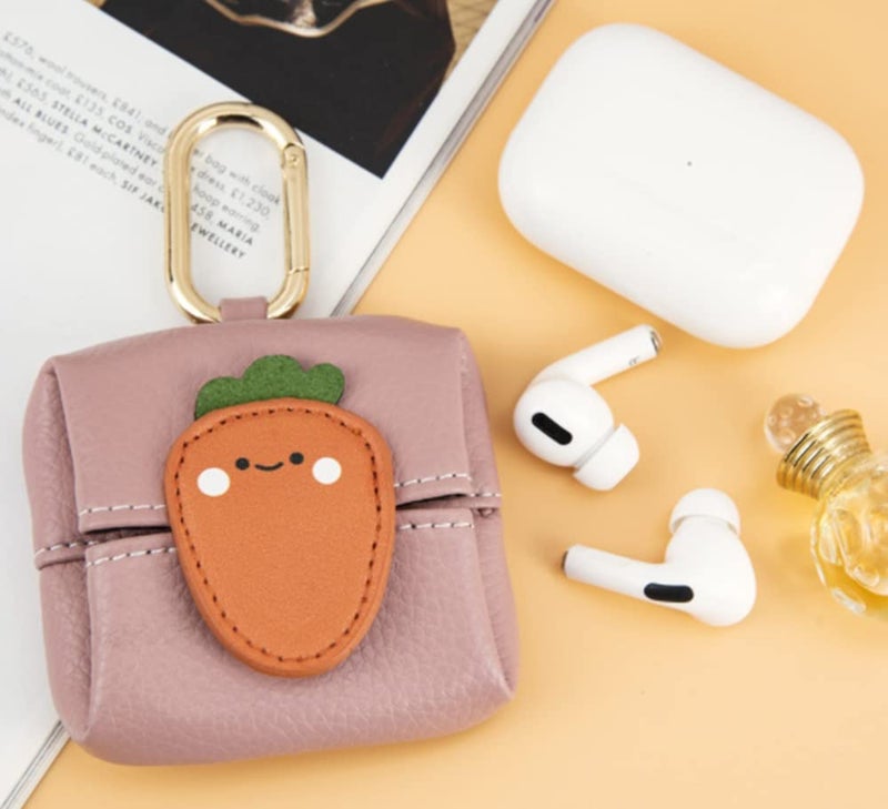 Tomcrazy Cartoon Mini Storage Bag for Huawei Tag Airpods Case Jabra Elite 7 4 3 Protector, Headset Box Pouch for Airtag Galaxy Buds Sony Ambie AM-TW01 Earbuds Skin Access Card Keychain (04) - Image 2