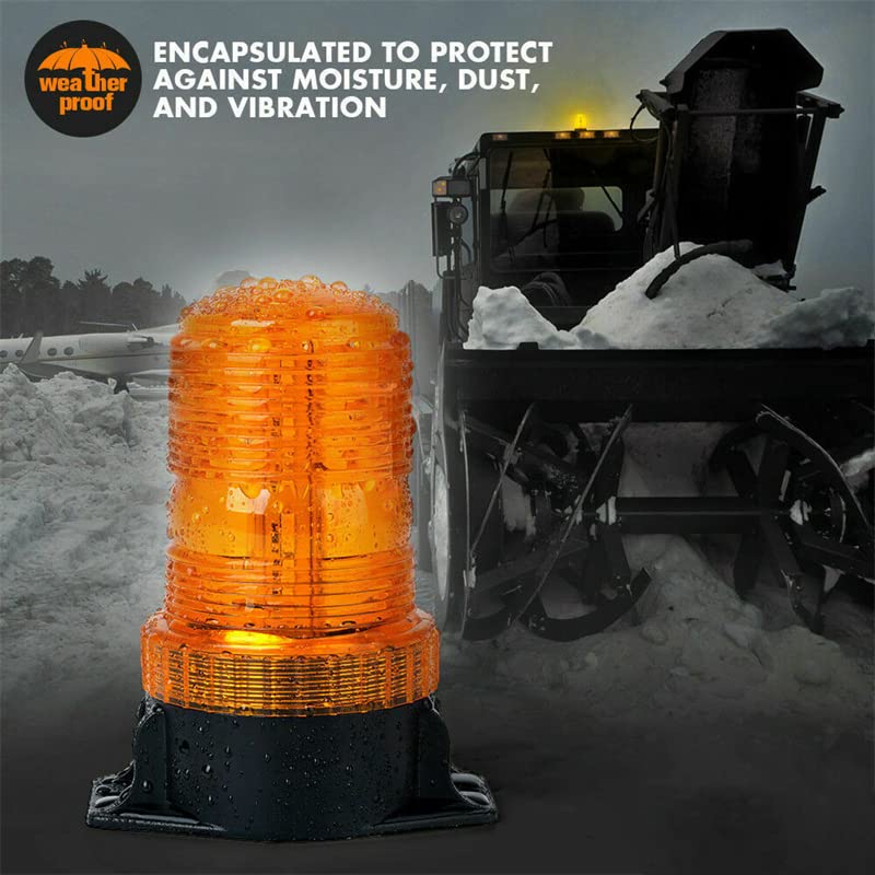 Encell LED Emergency Beacon Light Bright Waterproof Vehicles Strobe Lights for Trucks - Image 2
