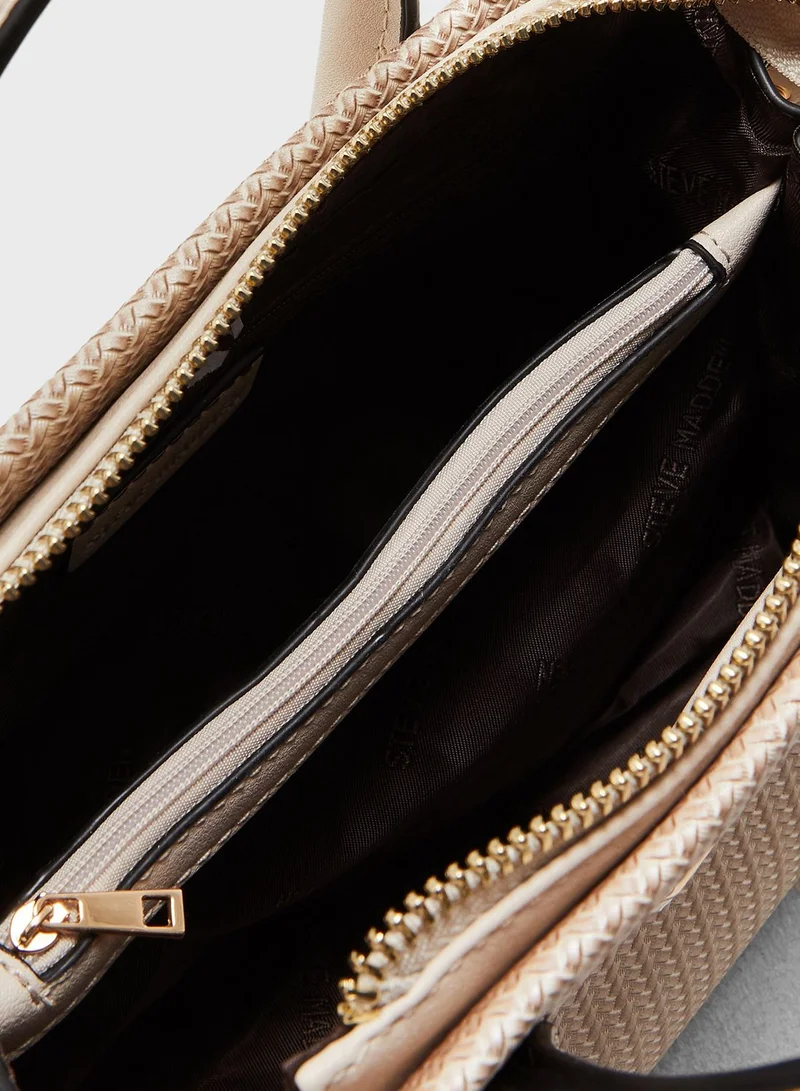 STEVE MADDEN Saturn Top Zip Satchel