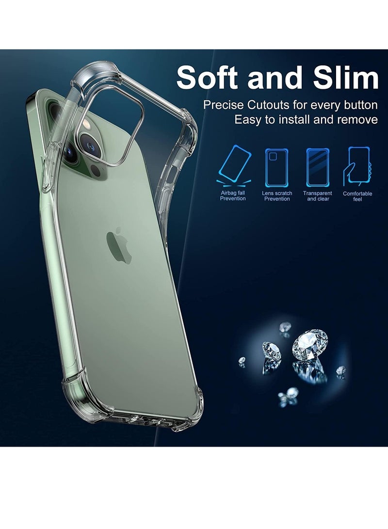 ELTRAZONE Clear Air Cushion Silicone Case for iPhone 14 Pro Max – Shockproof & Anti-Scratch Protective Bumper - Image 5