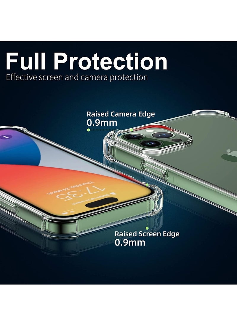 ELTRAZONE Clear Air Cushion Silicone Case for iPhone 14 Pro Max – Shockproof & Anti-Scratch Protective Bumper - Image 3