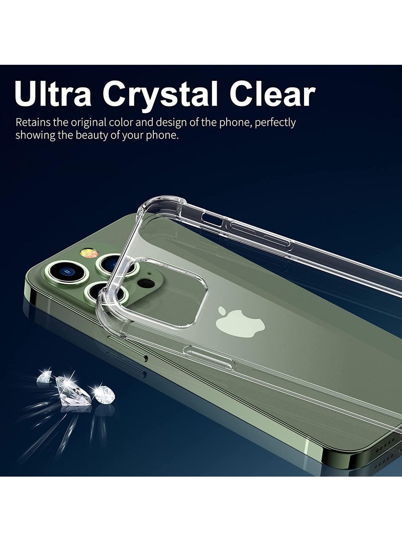 ELTRAZONE Clear Air Cushion Silicone Case for iPhone 14 Pro Max – Shockproof & Anti-Scratch Protective Bumper - Image 4