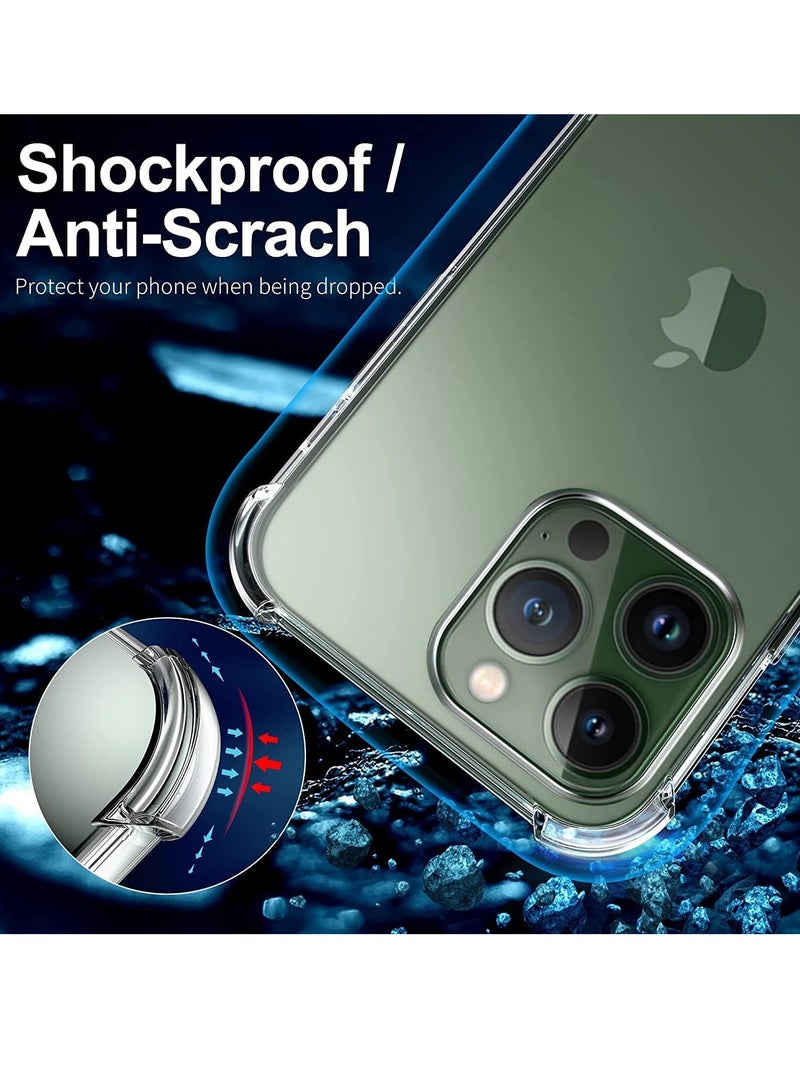 ELTRAZONE Clear Air Cushion Silicone Case for iPhone 14 Pro Max – Shockproof & Anti-Scratch Protective Bumper - Image 2