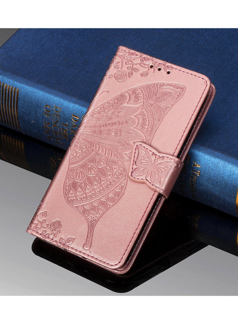 غطاء هاتف ذكي، متوافق مع Infinix Tecno Spark 6، غطاء جلدي مغناطيسي قابل للطي مع 3 فتحات للبطاقات ومحفظة واحدة.