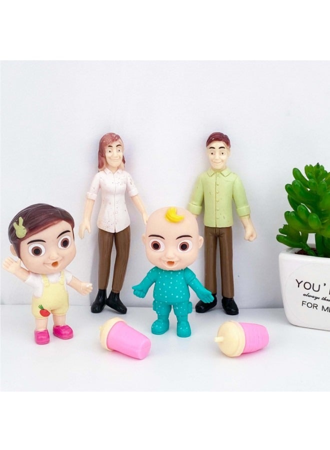 NIBEMINENT 12 Figure Pack - JJ & Family Figure Set - Family and Friends - Toys for Kids, Infants and Preschoolers - Image 5