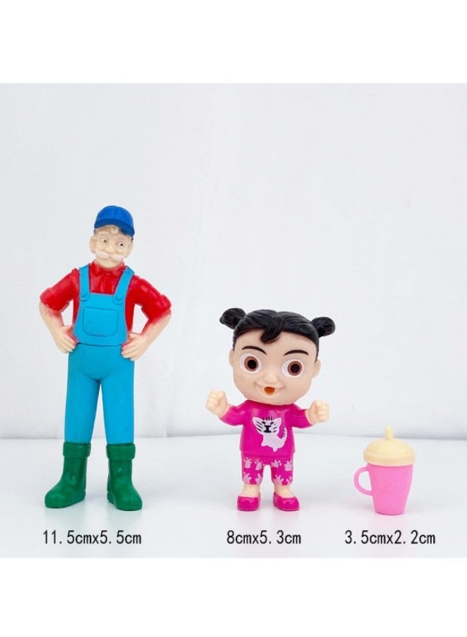 NIBEMINENT 12 Figure Pack - JJ & Family Figure Set - Family and Friends - Toys for Kids, Infants and Preschoolers - Image 3