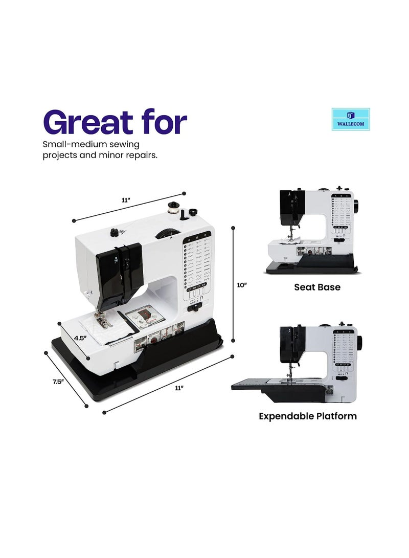 عربست Portable Sewing Machine with 38 Stitch Applications and 42 Pcs Sewing Kit  - Image 3