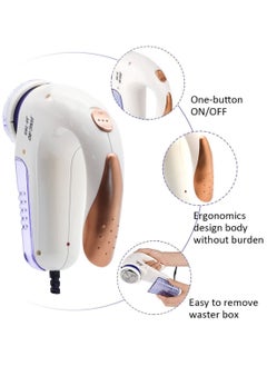 URbazaar Lint Remover Portable Electric Fabric Clothes Furniture Shaver Sweater Pill Defuzzer Remove Pills Balls Bobbles from Clothing Carpet Curtain Extra Replacement Blade and Brush  - Image 4