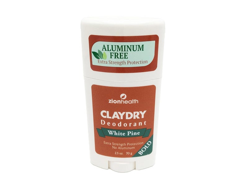 Adama Minerals Zion Health Clay Dry Bold Deodorant Stick 2.5 oz White Pine