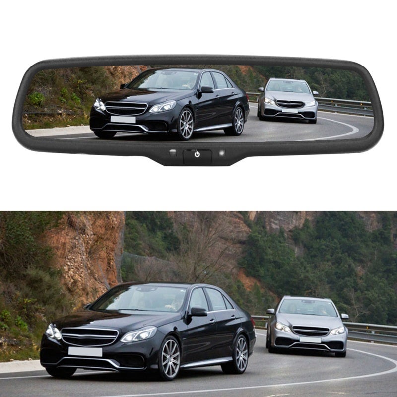 Car Rearview Mirror: 1080P HD Auto Dimming Monitor - Durable High-Quality Material Rearview Monitor for Car Parking Reversing Safety Assistance - Image 1