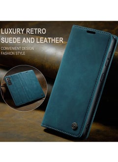 CaseMe for Samsung S22 Plus Flip Wallet Leather Cover with Card Holder (Green)  - Image 5