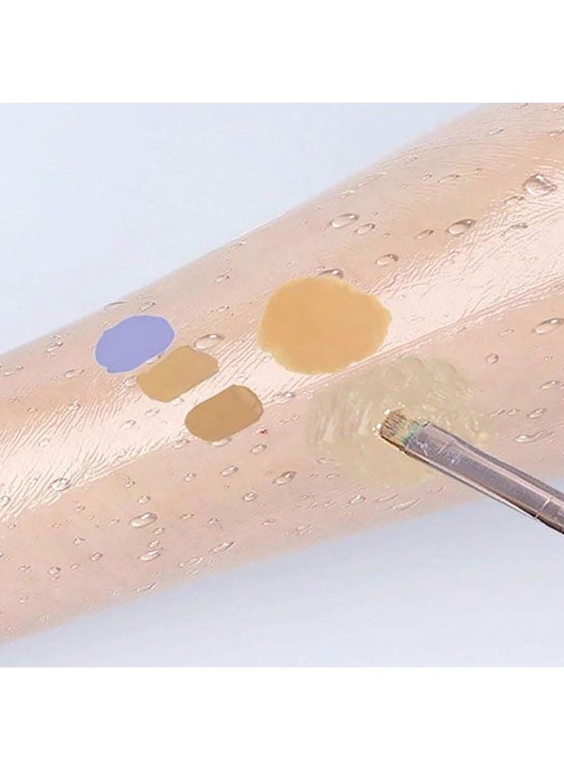 50 pieces of waterproof transparent adhesive film for makeup mixing, disposable, no mess, makeup, cheap, room decor, makeup, travel, bedroom, makeup accessories - Image 2