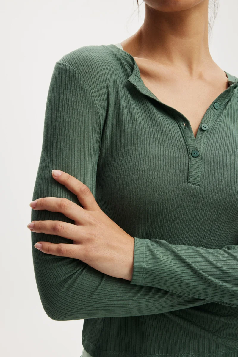 Body Active Sheer Rib Longsleeve