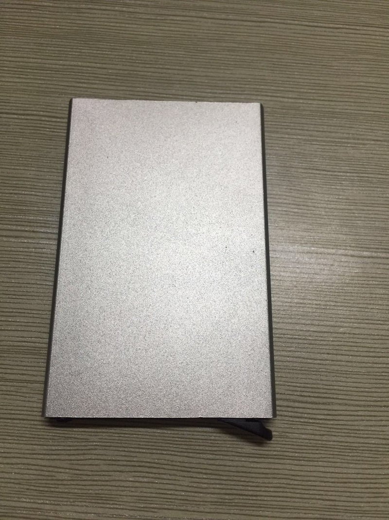 Auto Pop-Up Credit Card Holder Metal Aluminum RFID Blocking Card Case Bank Card Clip