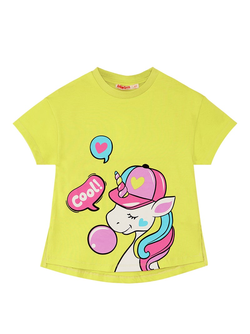 Denokids Cool Unicorn Girl T-shirt&Leggings Set - Image 5