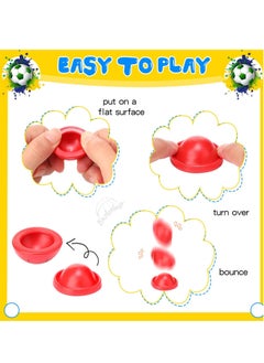 Excefore Rubber Sport Ball, 50PCS Half Ball Toys, 90s Toys for Boys and Girls, Birthday Party Favors, Classroom Awards, Goodie Bag Fillers(Multi-Colors)  - Image 5