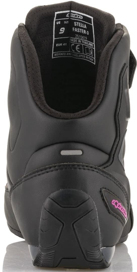 Alpinestars Women's Stella Faster 3 Shoes (8.5) (BLACK/FUCHSIA) - Image 4