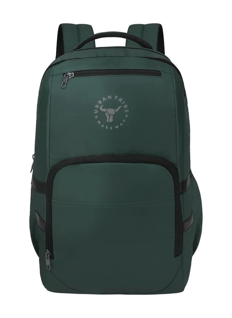 إربان ترايب URBAN TRIBE Accelerator 15.6 Inch| Water Repelent |30 Litres | Laptop backpack for men and women, Green, M, Backpack