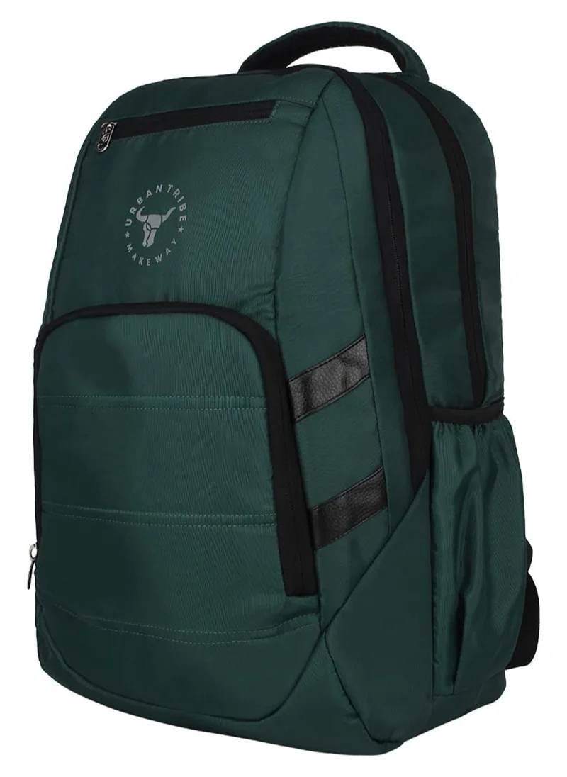 إربان ترايب URBAN TRIBE Accelerator 15.6 Inch| Water Repelent |30 Litres | Laptop backpack for men and women, Green, M, Backpack