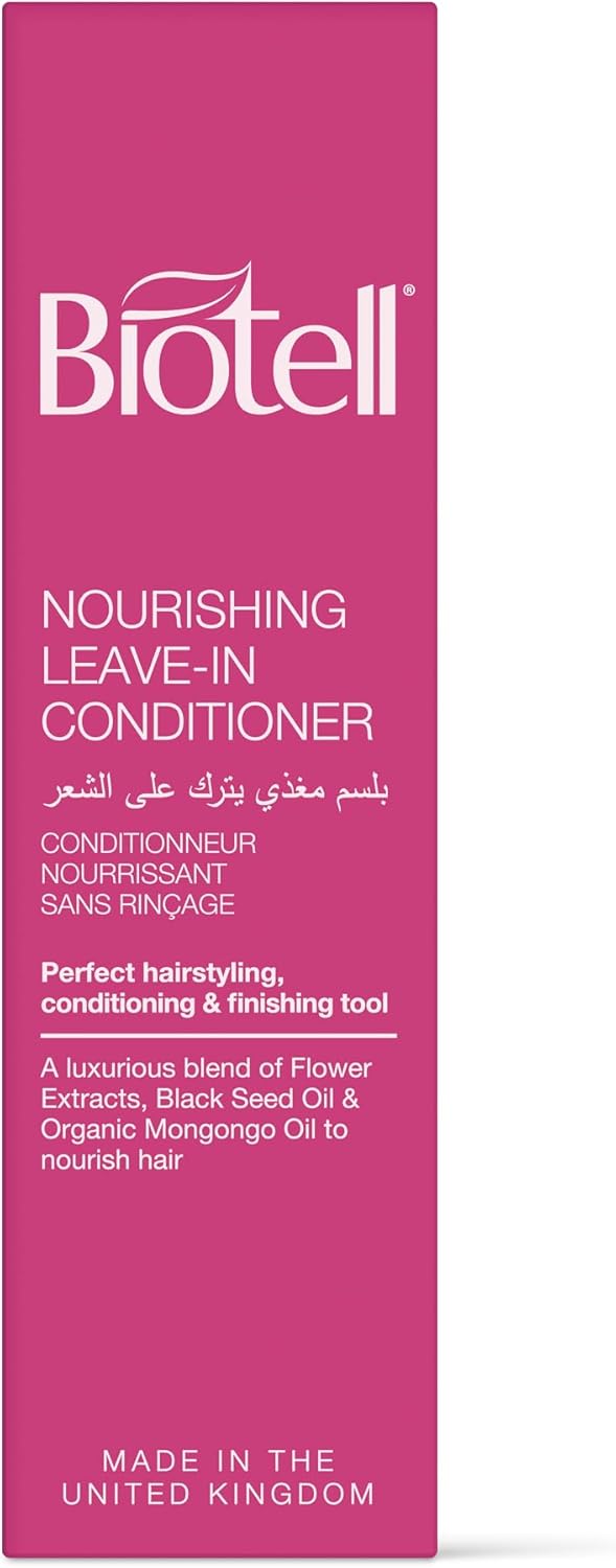 Nourishing LeaveIn Conditioner 100ml Hydrating Hair Treatment with Vitamin E Rich Mongongo Oil Black Seed Oil for Dry Damaged Frizzy Hair Adds Shine Moisture Lightweight Formula