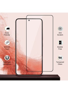 SHOPI Full Glue Tempered Glass Screen Protectors For Samsung Galaxy S22 Ultra Plus 5G No Hole Fingerprint Unlock  - Image 3