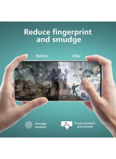 SHOPI Full Glue Tempered Glass Screen Protectors For Samsung Galaxy S22 Ultra Plus 5G No Hole Fingerprint Unlock  - Image 5