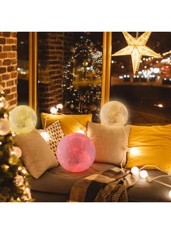 Yoawllty 3D Moon Lamp 16 Colors with 148 Combination Modes, Moon LED Night Light Lamp Gift for Kids, Girls, Bedroom, Home Decor with Remote Control and Wood Stand  - Image 5