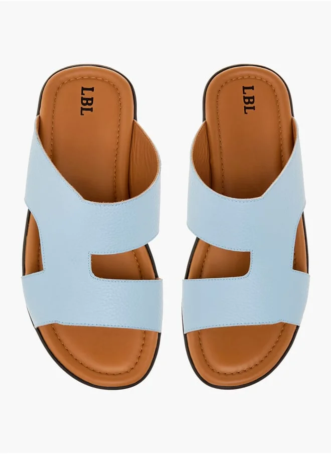 ال بي ال من شو اكسبرس Men Cutout Detail Slip-On Arabic Sandals