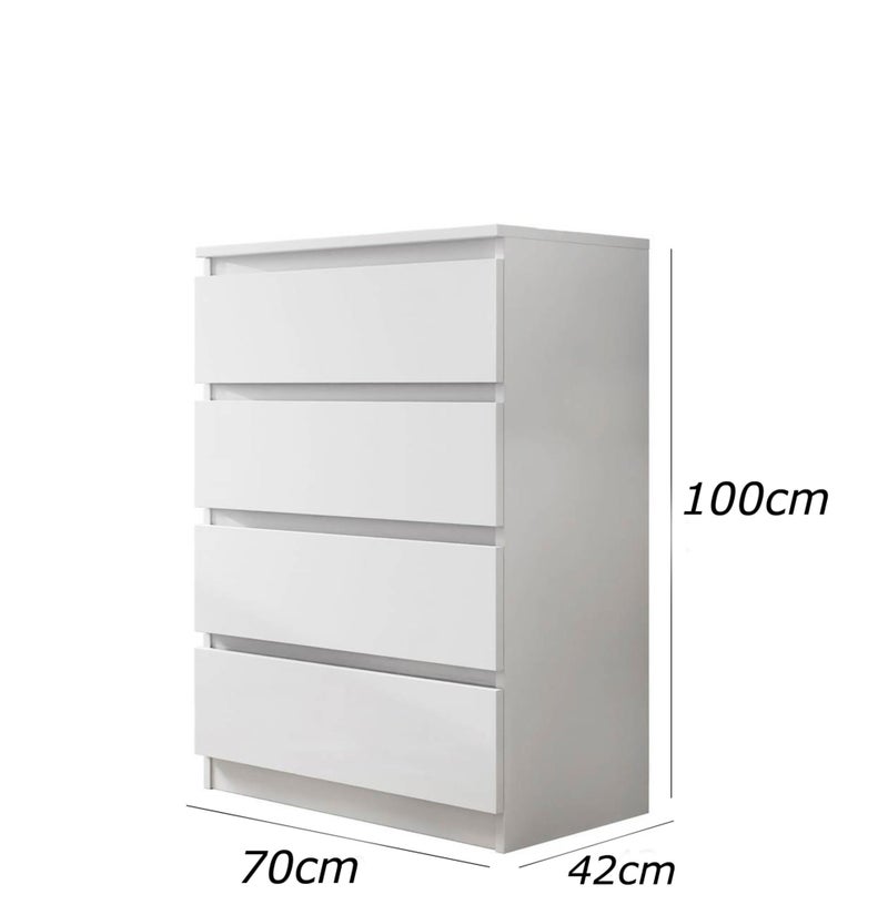 فرنتشر ستور وحدة ادراج مودرن ام دى اف - ارتفاع 100 سم - عرض 70 سم - عمق 42 سم ، من فرنتشر ستور. - Image 4