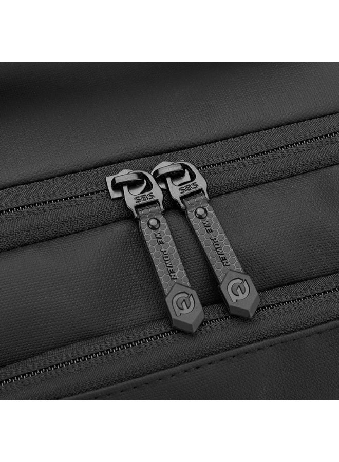 فاندار حقيبة ظهر للأعمال، حقيبة ظهر متينة مزودة بمنفذ USB، حقيبة سفر، حقيبة يد، حقيبة ظهر من البولي يوريثان، حقيبة كتف للعمل، حقيبة ظهر مقاومة للماء، حقيبة ظهر للجامعة أو المدرسة، مناسبة للرجال والنساء - Image 5