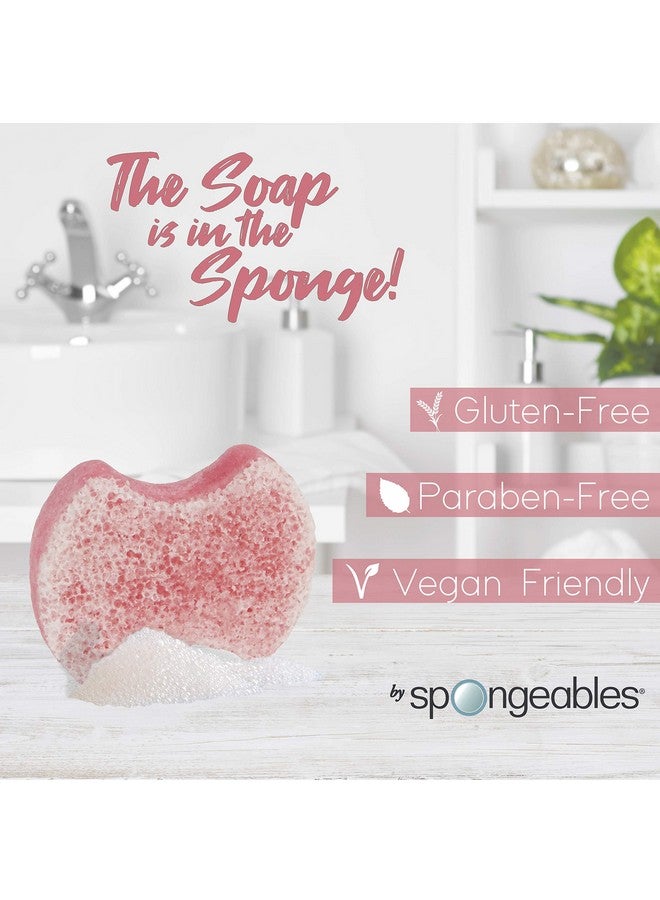 spongeables Spongables Pedi Scrub Foot Exfoliating 20+ Wash Sponge, Lavender, 2 Count - Image 2