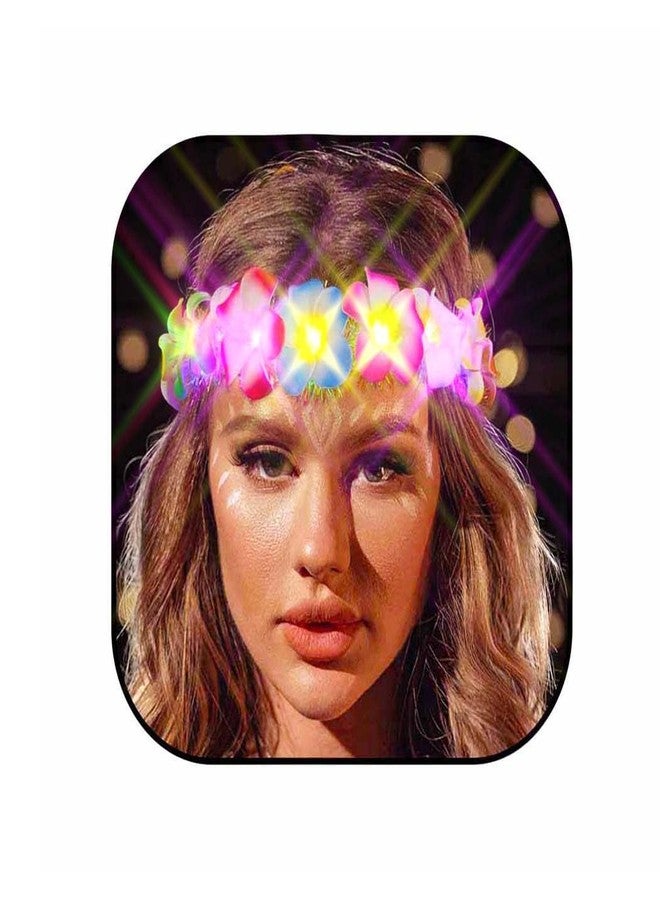 Zoestar Light Up Headband Led Flower Crown Glowing Party Hair Accessories for Women - Image 1