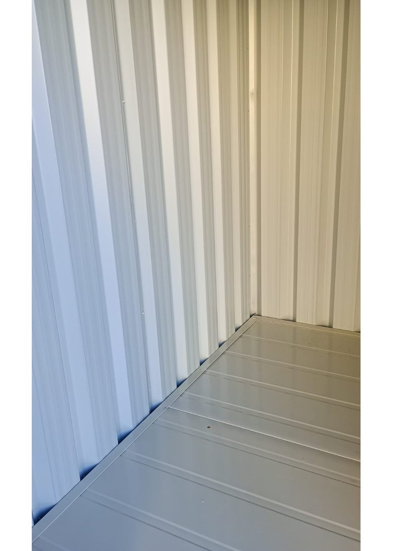 Generic GARDEN STORAGE SHED with  Base | 205cm L x 205cm W x 205cm H | Secure and Durable | Lockable Design | Rust and Water-Resistant/ Hinge door.  - Image 3