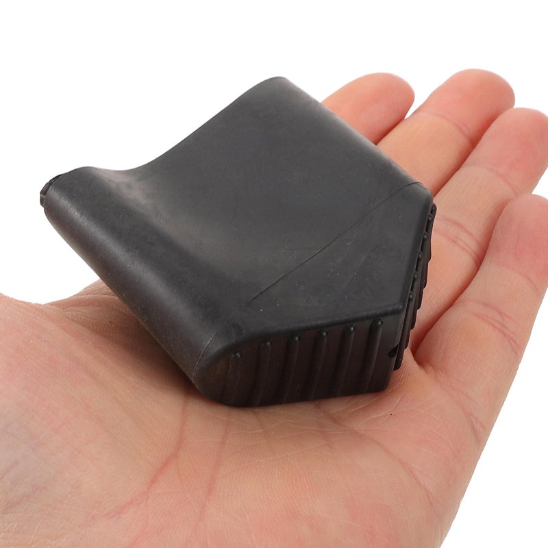 4 Pieces Ladder Feet Rubber Pads 20x60mm Oval Non Slip Protective Covers for Aluminum Step Ladders - Image 5
