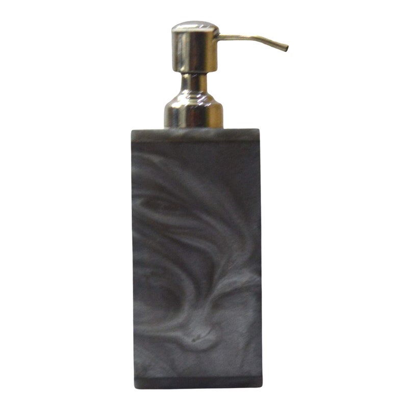 Tranquil Square Hand wash Liquid Soap Dispenser Resin Black 250 ML Capacity - Image 2