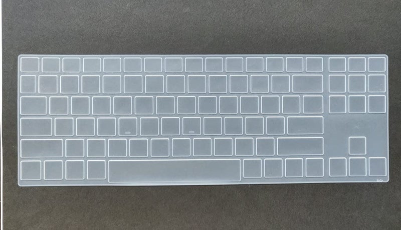 Raya غطاء لوحة مفاتيح سيليكون لجهاز HP OMEN 15 و HP OMEN 16 و HP OMEN 17 (طراز 2022) لأجهزة الألعاب (سيليكون شفاف) - Image 4